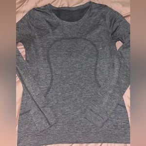 SOLD. Lululemon Swiftly tech long sleeve shirt 2.0 gray size 6